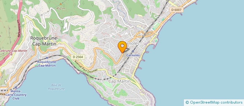 localisation de l'entreprise SOLE MIO  ROQUEBRUNE-CAP-MARTIN