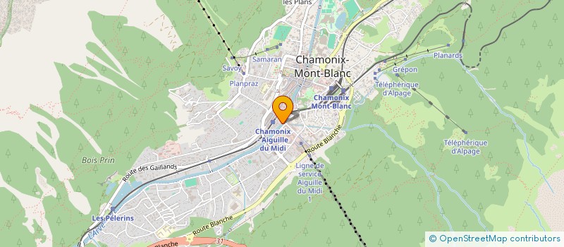 localisation de l'entreprise SOLE SPORTS LABS à CHAMONIX-MONT-BLANC