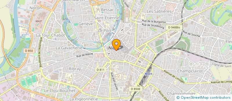localisation de l'entreprise SOLEA à NIORT