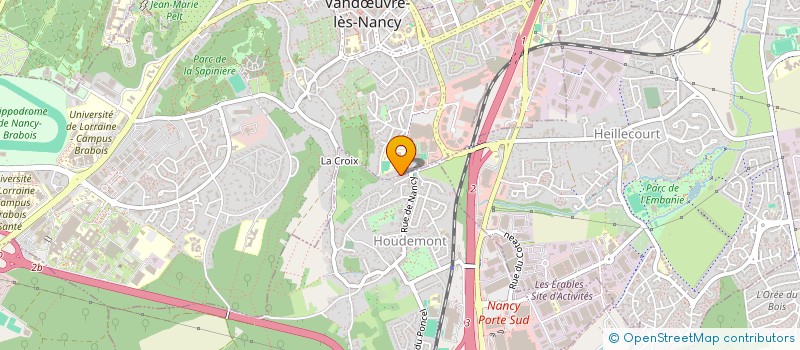 localisation de l'entreprise SOLEA  VANDUVRE-LES-NANCY