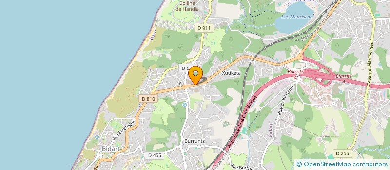 localisation de l'entreprise SOLEA à BIDART