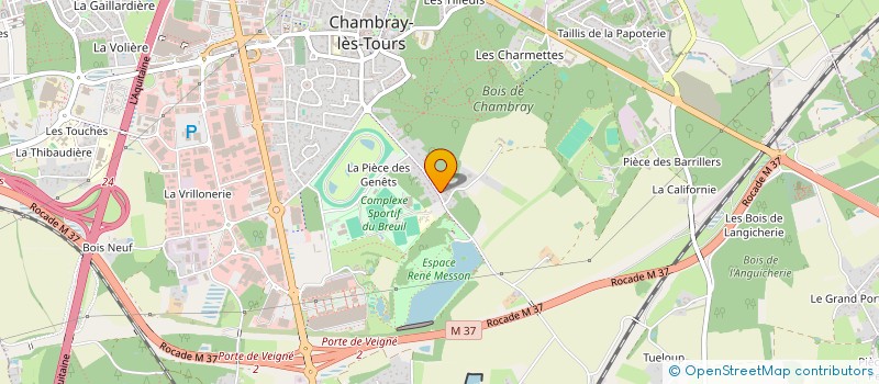 localisation de l'entreprise SOLEA  CHAMBRAY-LES-TOURS