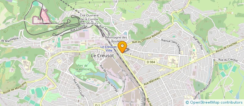 localisation de l'entreprise SOLEA à LE CREUSOT