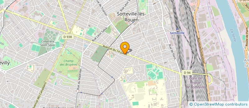 localisation de l'entreprise SOLEA à SOTTEVILLE-LES-ROUEN