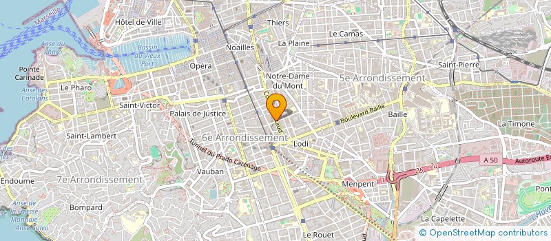 localisation de l'entreprise SOLEA à MARSEILLE