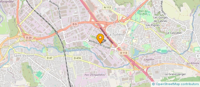 localisation de l'entreprise SOLEA à MARSEILLE