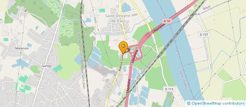 localisation de l'entreprise SOLEA  SAINT-VINCENT-DE-PAUL