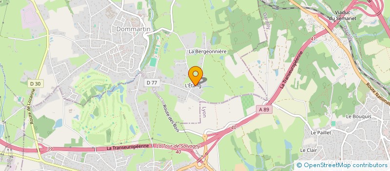 localisation de l'entreprise SOLEA ED  DOMMARTIN