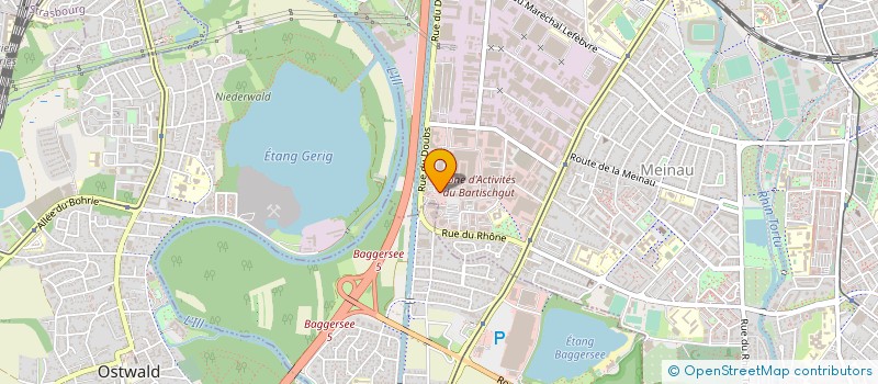 localisation de l'entreprise SOLEA SYSTEMES à STRASBOURG