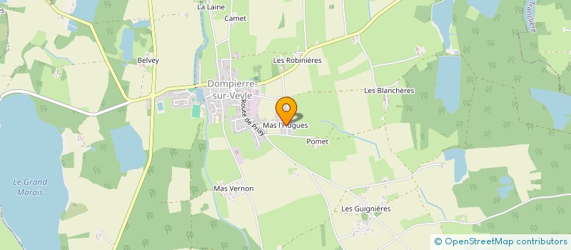 localisation de l'entreprise SOLEA TECHNOLOGIE INTERNATIONNAL à DOMPIERRE-SUR-VEYLE