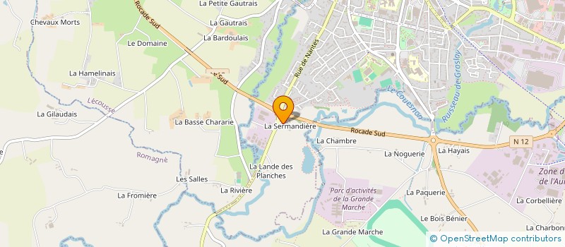 localisation de l'entreprise SOLEAD INVEST  FOUGERES