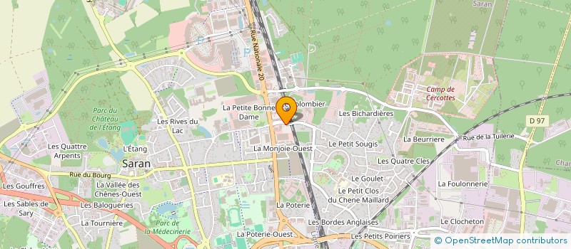 localisation de l'entreprise SOLEAIRE à SARAN