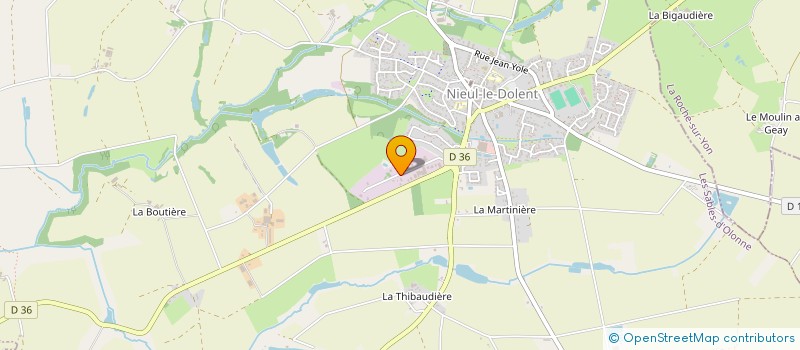 localisation de l'entreprise SOLEANE  NIEUL-LE-DOLENT