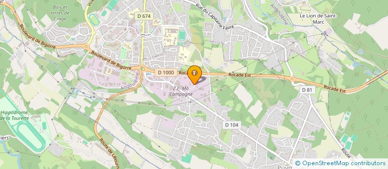 localisation de l'entreprise SOLEANE  ARTHENAC