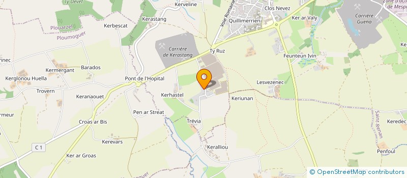 localisation de l'entreprise SOLEANE à SAINT-RENAN