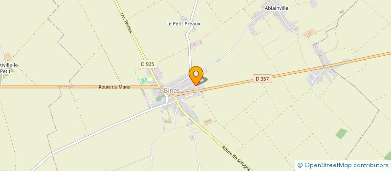 localisation de l'entreprise SOLEAR  BINAS