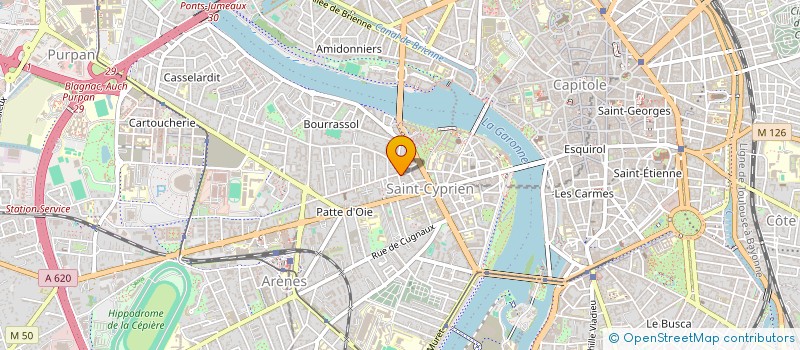 localisation de l'entreprise SOLEARTE à TOULOUSE