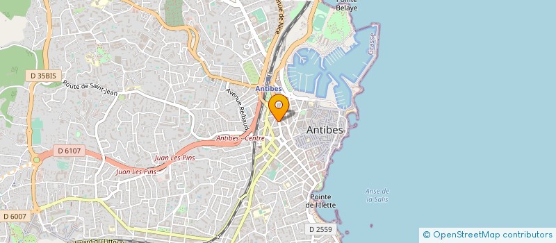 localisation de l'entreprise SOLEAU REALISATIONS à ANTIBES
