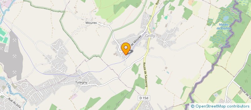 localisation de l'entreprise SOLEBA  GRILLY