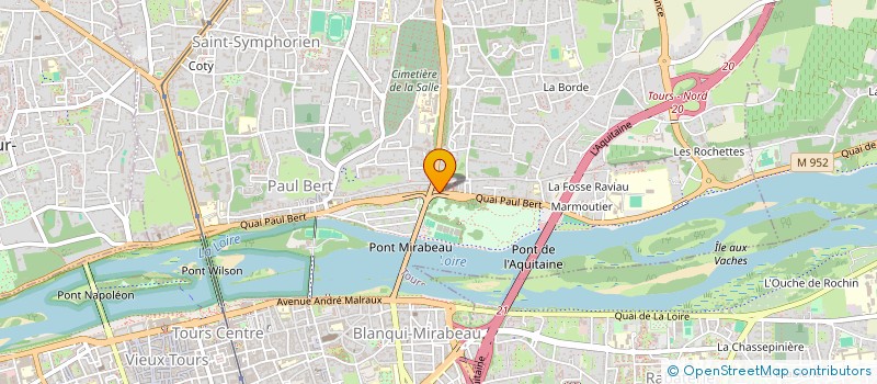 localisation de l'entreprise SOLEBEN  TOURS