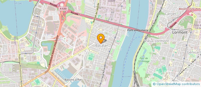 localisation de l'entreprise SOLEC à BORDEAUX