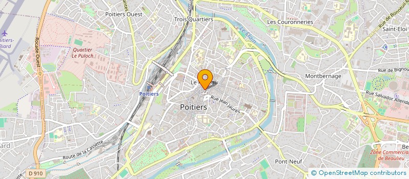 localisation de l'entreprise SOLECITO  POITIERS