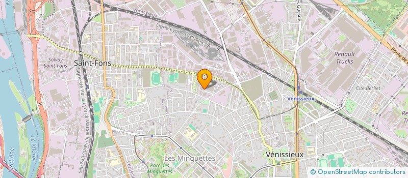 localisation de l'entreprise SOLECO ENERGIE  VENISSIEUX