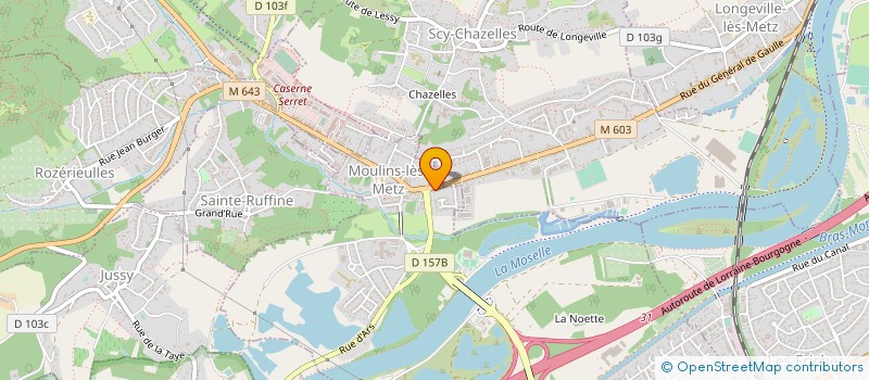 localisation de l'entreprise SOLEDIS à LESSY