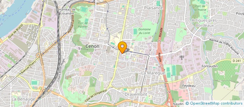 localisation de l'entreprise SOLEDO  CENON