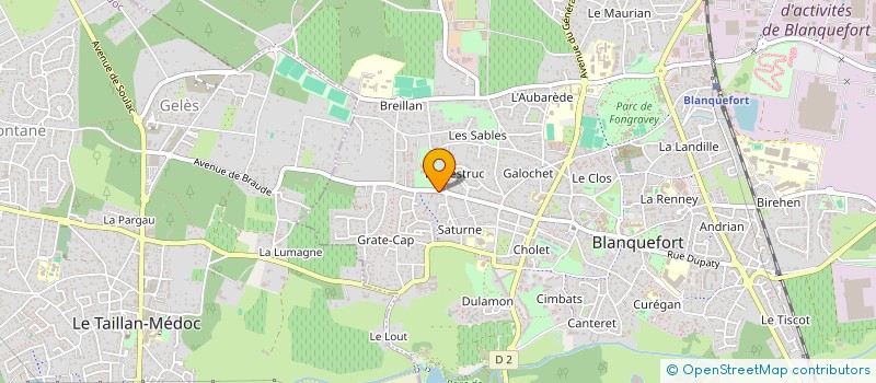 localisation de l'entreprise SOLEECIT à BLANQUEFORT