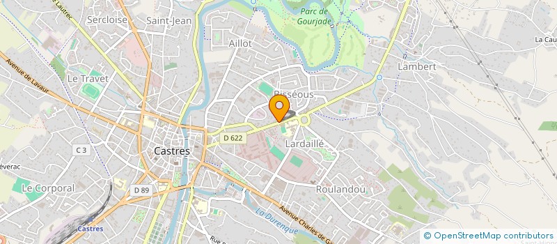 localisation de l'entreprise SOLEF  BURLATS