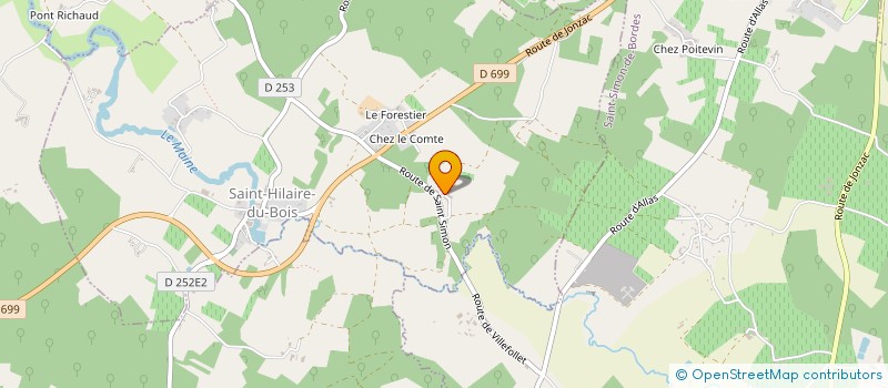 localisation de l'entreprise SOLEGI  GUITINIERES