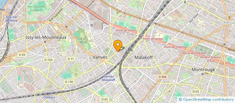 localisation de l'entreprise SOLEGIS à VANVES
