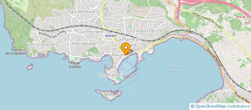 localisation de l'entreprise SOLEGO à BANDOL