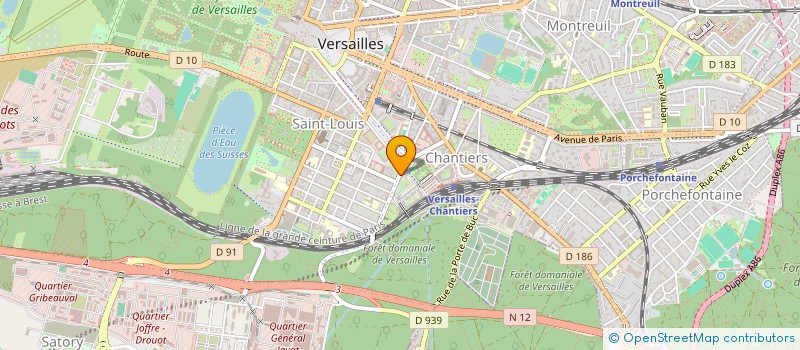 localisation de l'entreprise SOLEGO à VERSAILLES
