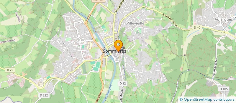 localisation de l'entreprise SOLEI FILMS  SOMMIERES