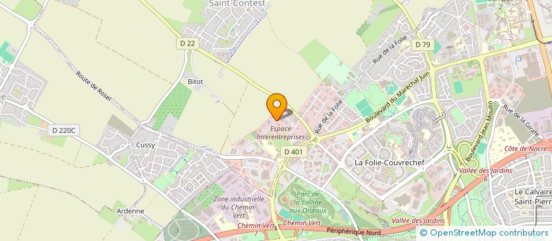 localisation de l'entreprise SOLEIA 38  SAINT-CONTEST