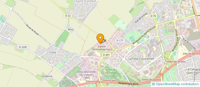 localisation de l'entreprise SOLEIA 63 à SAINT-CONTEST