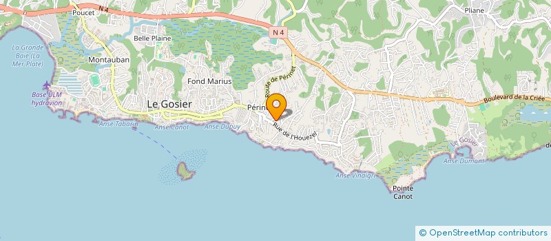 localisation de l'entreprise SOLEIA BATIMENT  LE GOSIER