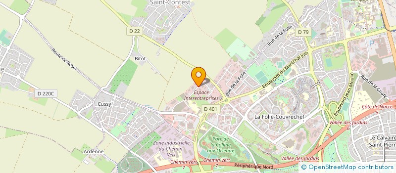 localisation de l'entreprise SOLEIA CRO  SAINT-CONTEST