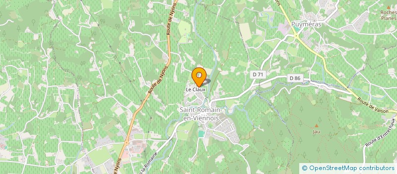 localisation de l'entreprise SOLEIA PROVENCE  SAINT-ROMAIN-EN-VIENNOIS