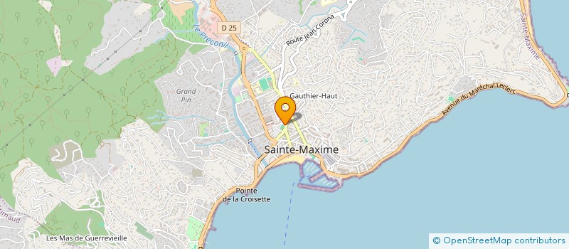 localisation de l'entreprise SOLEIAD à SAINTE-MAXIME