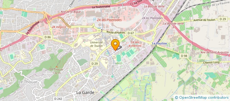 localisation de l'entreprise SOLEIADE  LA GARDE