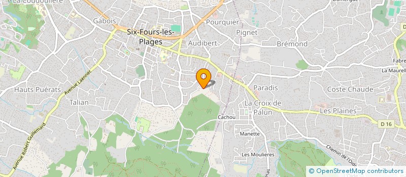 localisation de l'entreprise SOLEIADOU à SIX-FOURS-LES-PLAGES