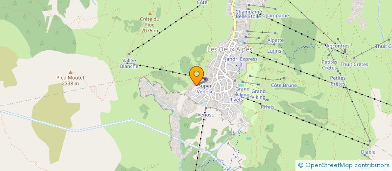 localisation de l'entreprise SOLEIL 202  LES DEUX ALPES