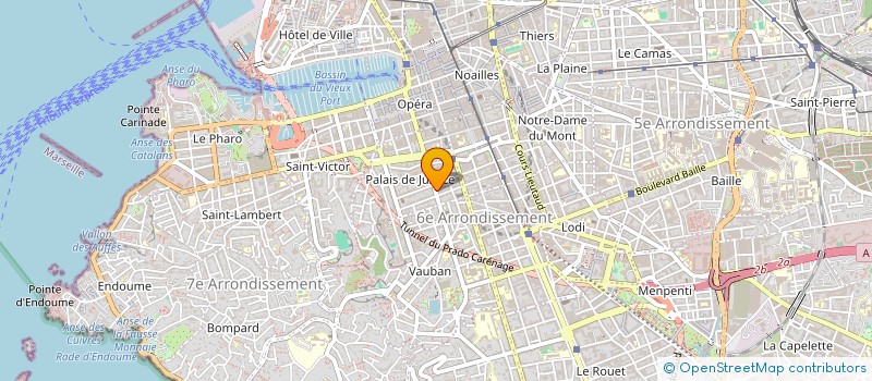 localisation de l'entreprise SOLEIL à MARSEILLE