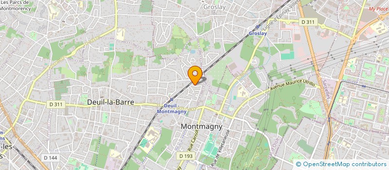 localisation de l'entreprise SOLEIL  DEUIL-LA-BARRE