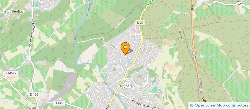 localisation de l'entreprise SOLEIL  TEYRAN