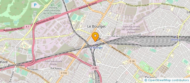 localisation de l'entreprise SOLEIL à LE BOURGET
