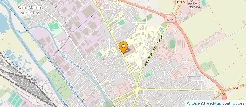 localisation de l'entreprise SOLEIL 51  CHALONS-EN-CHAMPAGNE